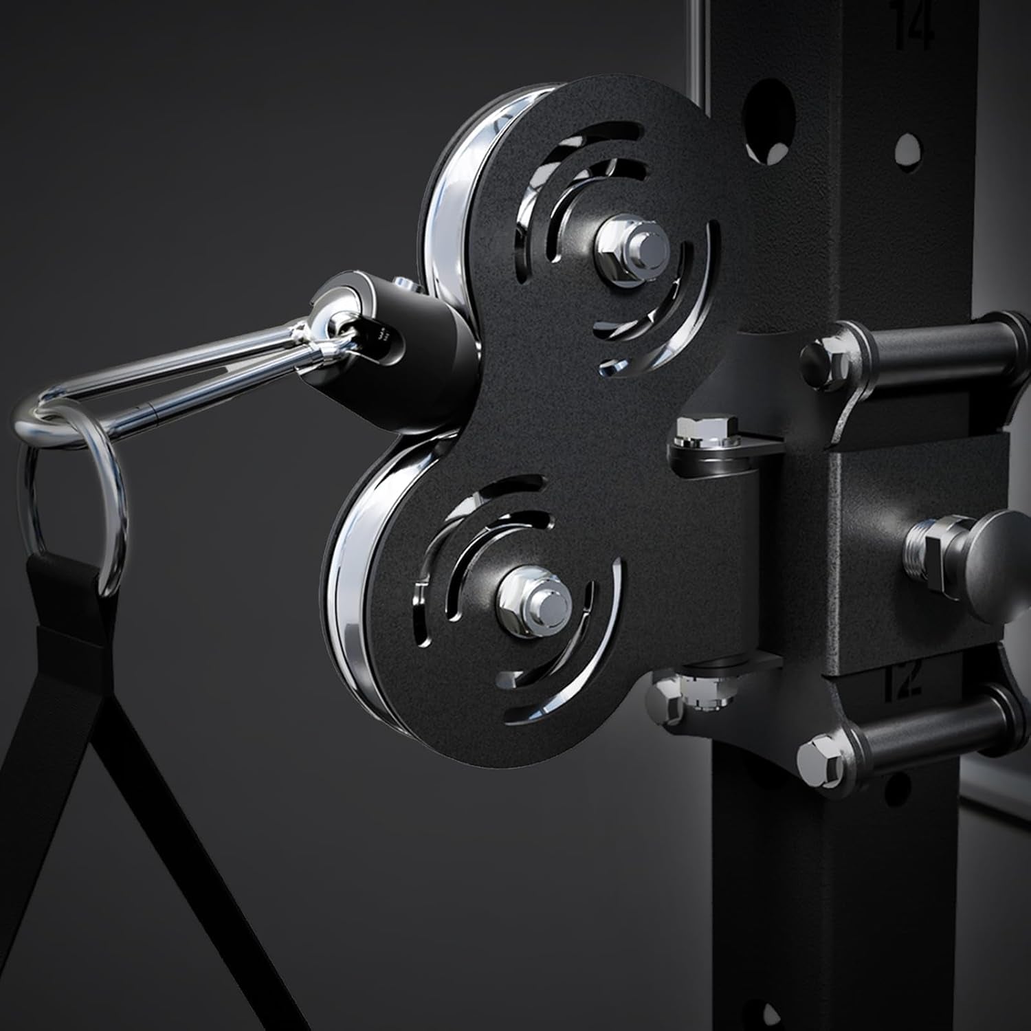 M2 3D Smith Machine & 286.6LB Built-In Weight Stack with Cable Crossover System, All in One Functional Trainer & Power Cage, 16 Adjustment Holes, 6 Storage Pegs for Full-Body Home Gym