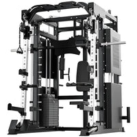 Smith Machine Built for Multi-Functional Training, Steel Frame Construction, Professional Grade, Home and Gym Use