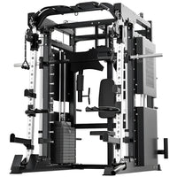 Smith Machine Built for Multi-Functional Training, Steel Frame Construction, Professional Grade, Home and Gym Use